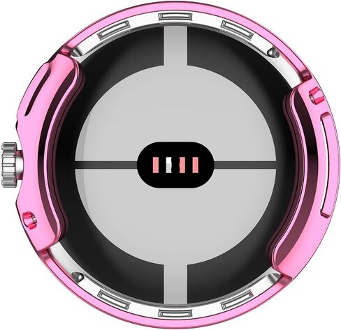 FitTurn Screen Protector Case for Google Pixel Watch 3 41mm/2/Pixel Watch TPU Slim Case Cover [Plating Metal Color Frame] [3D Full Coverage] Shell Protective for Pixel Watch 3 41mm(5pack-1) in Saudi Arabia