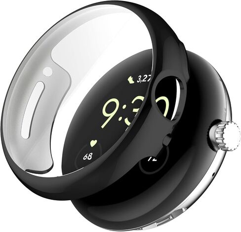 FitTurn Screen Protector Case for Google Pixel Watch 3 41mm/2/Pixel Watch TPU Slim Case Cover [Plating Metal Color Frame] [3D Full Coverage] Shell Protective for Pixel Watch 3 41mm(5pack-1) in Saudi Arabia