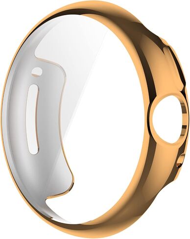 FitTurn Screen Protector Case for Google Pixel Watch 3 41mm/2/Pixel Watch TPU Slim Case Cover [Plating Metal Color Frame] [3D Full Coverage] Shell Protective for Pixel Watch 3 41mm(5pack-1) in Saudi Arabia