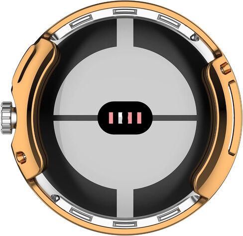 FitTurn Screen Protector Case for Google Pixel Watch 3 41mm/2/Pixel Watch TPU Slim Case Cover [Plating Metal Color Frame] [3D Full Coverage] Shell Protective for Pixel Watch 3 41mm(5pack-1) in Saudi Arabia