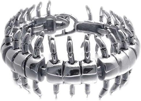 إمرأة بانك سنتيبيدي الفولاذ المقاوم للصدأ سوار للنساء أساور سحر أساور الرجال هدية مجوهرات بوليسيرا in Kuwait