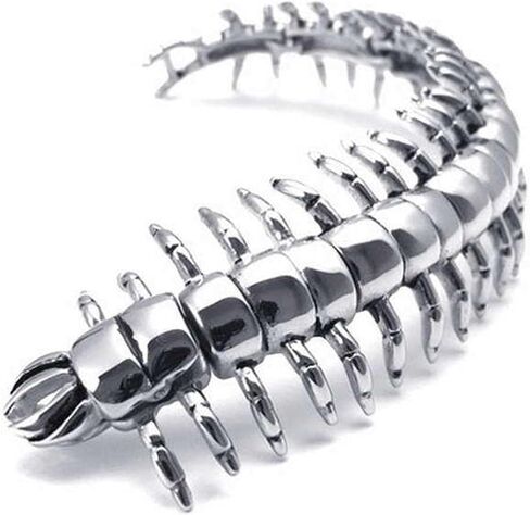 إمرأة بانك سنتيبيدي الفولاذ المقاوم للصدأ سوار للنساء أساور سحر أساور الرجال هدية مجوهرات بوليسيرا in Kuwait