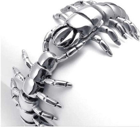 إمرأة بانك سنتيبيدي الفولاذ المقاوم للصدأ سوار للنساء أساور سحر أساور الرجال هدية مجوهرات بوليسيرا in Kuwait