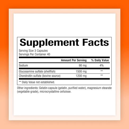 Natural Factors، الجلوكوزامين والكوندرويتين، يدعم صحة المفاصل والأنسجة الضامة، 120 كبسولة in Saudi Arabia