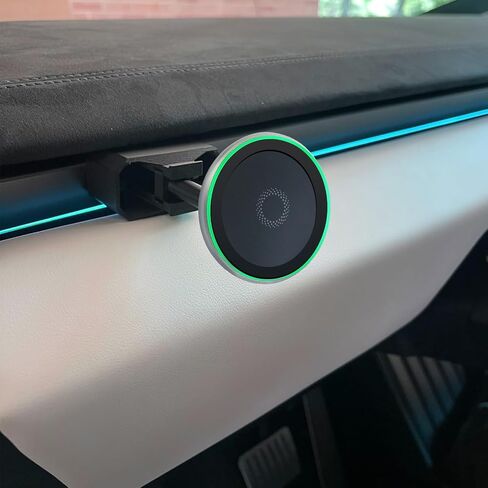 Phone Mount for Tesla Cybertruck Accessories Phone Mount Compatible with Tesla Cybertruck 2024 15W Wireless Car Charger Mount with Micro USB Port USB Type-C Port Lightning Connector, Clamp in Saudi Arabia