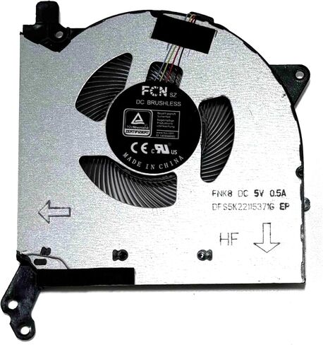 BestParts Genuine CPU+GPU Cooling Fan Replacement for Lenovo Legion 5 (15″, 6, 2021), P/N: DFSAL12E164810 DFSAL12E064860, for Legion 5-15ACH6H (Type: 82JU) in Saudi Arabia