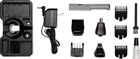 Wahl Lifeproof Rechargeable Trimmer No.09953-1601 for Beards/Mustache/Goatee with Self Sharpening Blades, 1.05 Pound in Kuwait