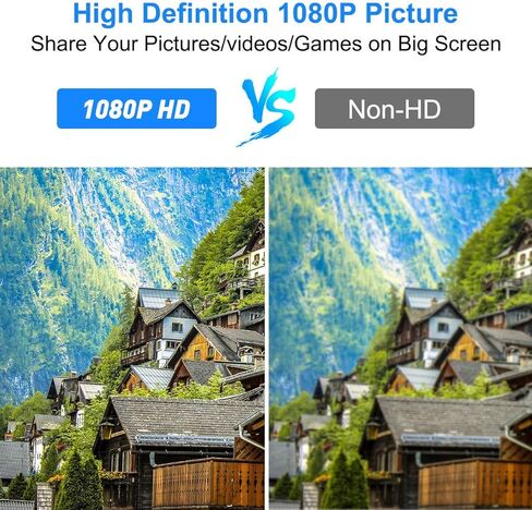 [معتمد من Apple MFi] كابل Apple Lightning إلى HDMI لأجهزة iPhone إلى TV، كابل HDTV 1080P Lightning إلى Digital AV متوافق مع iPhone 14 13 12 11 XS XR X 8 iPad إلى شاشة عرض HDTV، أحمر in Kuwait