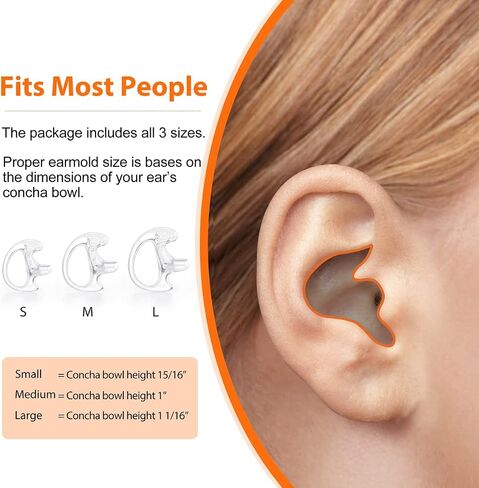 Zeadio Pro-Grade Two-Way Radio Earpiece Kit - 8-Pair Clear Coil Tube Earbuds with Noise-Reducing Earplug, Compatible with Motorola/Kenwood (16pcs) for Construction/Security/Law Enforcement in Kuwait