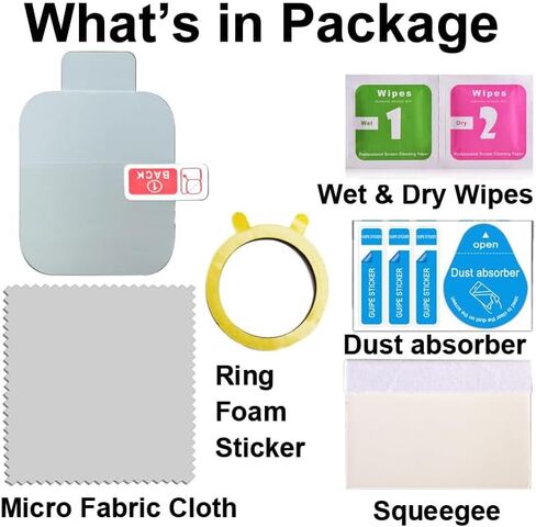 واقي شاشة متوافق مع ساعة ASWEE P4 الذكية مقاس 1.85 بوصة، مادة TPU الناعمة، 6 عبوات، تغطية كاملة، شفاء ذاتي للفقاعات in Kuwait