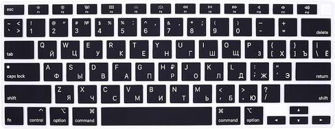 Korean Language Keyboard Cover A2179 Silicone Protective Skin Keyboard Protector for MacBook Air 13 inch with Touch ID A2337 M1 Chip US Layout in Kuwait