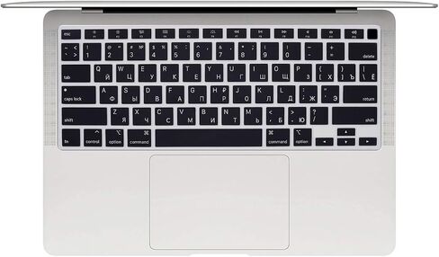 Korean Language Keyboard Cover A2179 Silicone Protective Skin Keyboard Protector for MacBook Air 13 inch with Touch ID A2337 M1 Chip US Layout in Kuwait