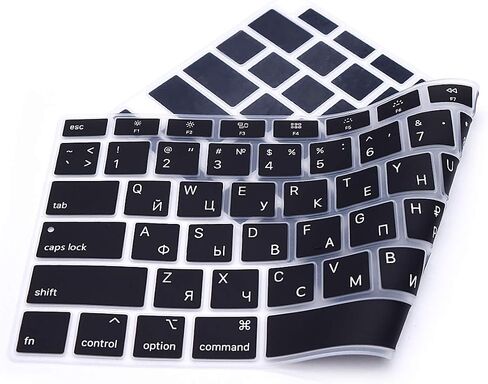 Korean Language Keyboard Cover A2179 Silicone Protective Skin Keyboard Protector for MacBook Air 13 inch with Touch ID A2337 M1 Chip US Layout in Kuwait
