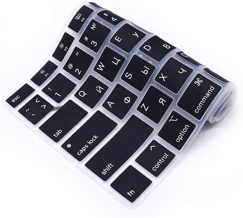 Korean Language Keyboard Cover A2179 Silicone Protective Skin Keyboard Protector for MacBook Air 13 inch with Touch ID A2337 M1 Chip US Layout in Kuwait