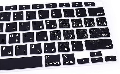 Korean Language Keyboard Cover A2179 Silicone Protective Skin Keyboard Protector for MacBook Air 13 inch with Touch ID A2337 M1 Chip US Layout in Kuwait