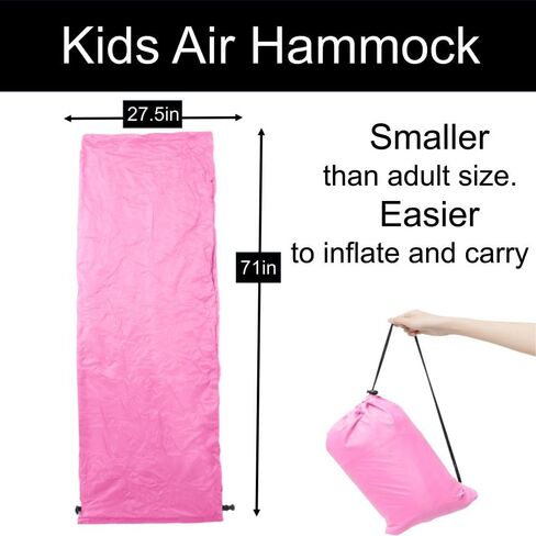 Kids Air Hammock Chillbean, Anti Leakage Inflatable Couch for Camping, Ideal as Portable Air Couch, Inflatable Beach Chair for Kids and Teens. in Saudi Arabia