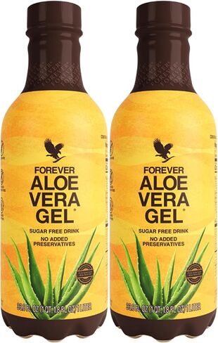 Aloe Vera Juice (Pack of 6). Plain-flavored Digestive Aid Made from 99.7% Pure Aloe Vera Gel. No Added Preservatives for Fresh Aloe Juice Taste. Promotes Healthy Lifestyle. Vegan & Vegetarian Friendly in Saudi Arabia