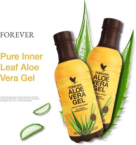 Aloe Vera Juice (Pack of 6). Plain-flavored Digestive Aid Made from 99.7% Pure Aloe Vera Gel. No Added Preservatives for Fresh Aloe Juice Taste. Promotes Healthy Lifestyle. Vegan & Vegetarian Friendly in Saudi Arabia