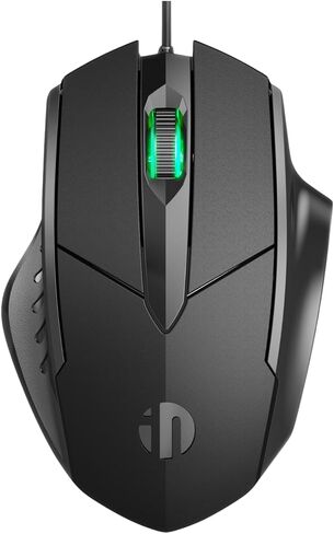 Wired Mouse,USB Wired Mouse with 3 Buttons Silent Click 1.5M USB Cable Computer Mouse 1200 DPI Optical Mouse for PC Laptop(Black) in Saudi Arabia