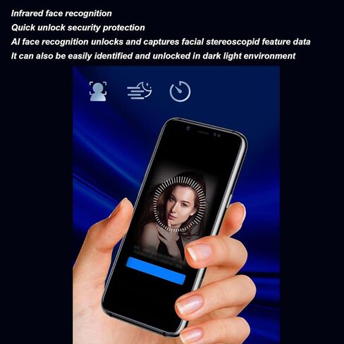 هاتف Zyyini Mini الذكي، شاشة IPS مقاس 3.5 بوصة، هاتف محمول 4G مفتوح الوجه، ذاكرة وصول عشوائي 3 جيجابايت 32 جيجابايت، مكالمة SIM مزدوجة 4G، كاميرا مزدوجة، MTK6737 رباعي النواة، مكبر صوت 2 في 1 K، هيكل نحيف للغاية in Saudi Arabia