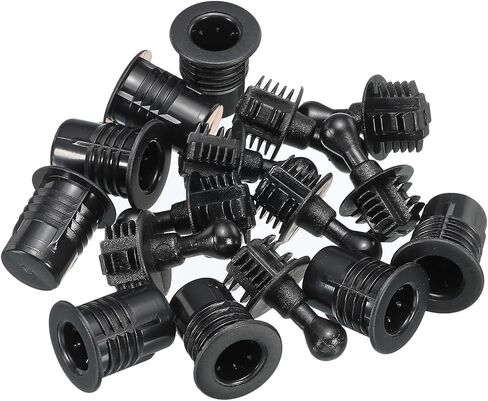 MECCANIXITY Speaker Grill Guides Plastic Black Ball Socket Type Dia 11mm for Speaker Parts Accessories Pack of 8 in Saudi Arabia