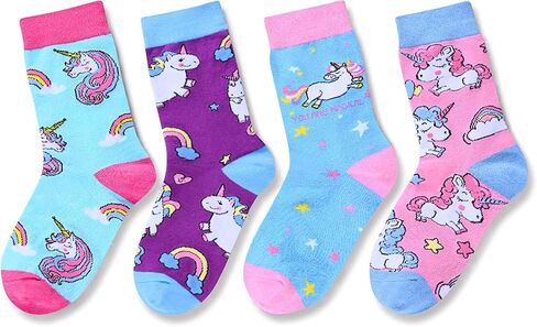 sockfun هدايا مضحكة للفتيات 4-10 سنوات، جوارب الفتيات الجدة جوارب ممتعة للأطفال في صندوق هدية in Kuwait