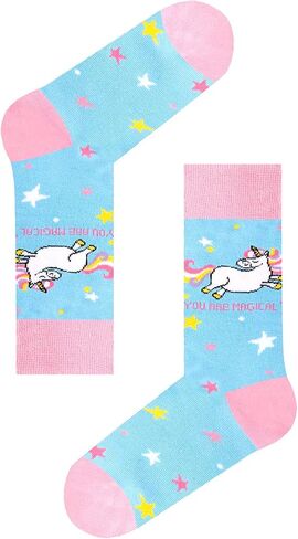 sockfun هدايا مضحكة للفتيات 4-10 سنوات، جوارب الفتيات الجدة جوارب ممتعة للأطفال في صندوق هدية in Kuwait