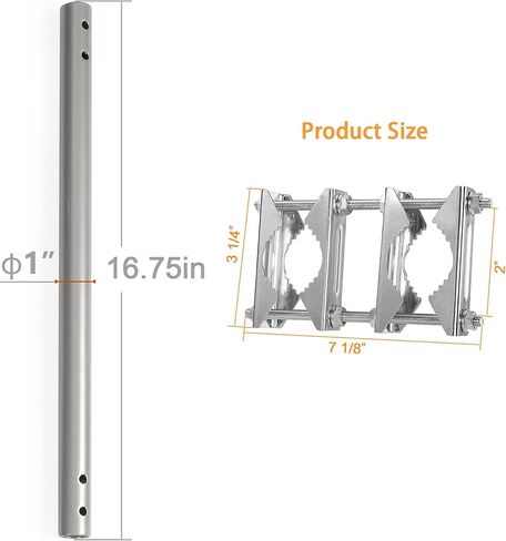 هوائي جبل المشبك U-بولت تركيب الأجهزة سارية الهوائي المشبك الخامس الفك قوس الملحقات in Kuwait