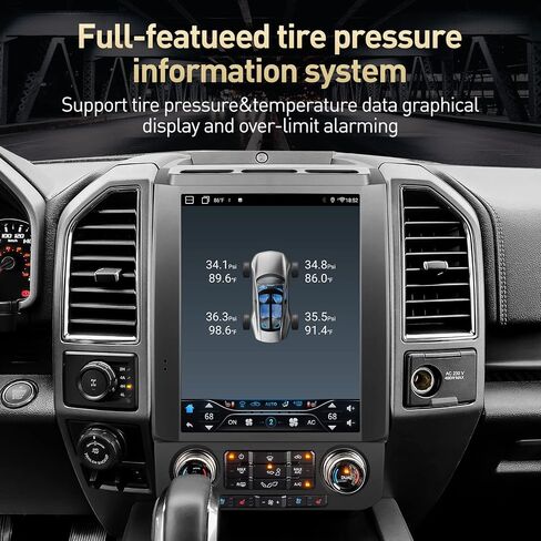 YULU E10 Plus راديو ستيريو لفورد F150 2015 إلى 2020 وF250/F350/F450 2017 إلى 2021 ترقية Android 13 T-Style Head Unit IPS Navigation Support Wireless Carplay Android Bluetooth DSP SWC Sirius in Saudi Arabia