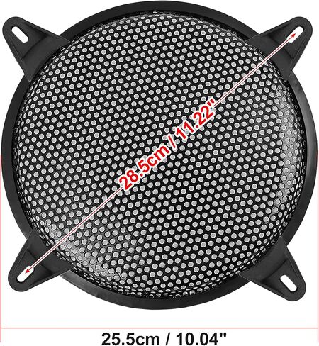 X AUTOHAUX 2 قطعة 10 بوصة غطاء الشواية المتكلم شبكة حامي مكبر صوت للسيارة غطاء مكبر الصوت مضخم الصوت غطاء الشواية in Saudi Arabia