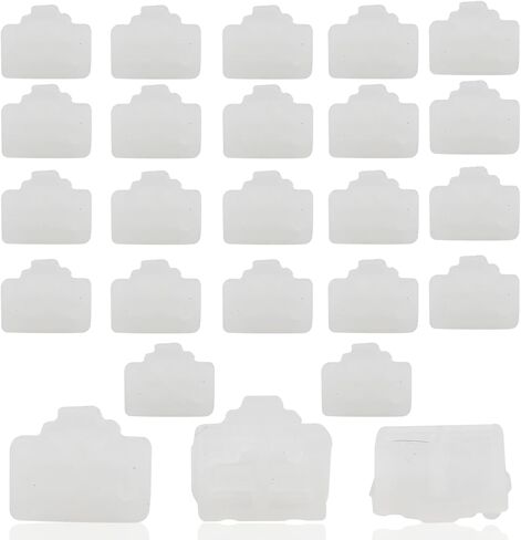 50Pcs Ethernet Dust Cover, RJ45 Anti-Dust Silicone Plugs Protector Stopper Cap - Securely Block and Shield Female Ports for Switches, Routers, and Media Converters(Clear) in Kuwait