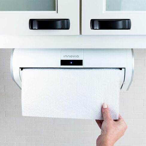 Innovia Automatic Paper Towel Dispenser. Touchless Technology. Works with Most Paper Towel Brands and Sizes. Dispenses The Number of Sheets You Need. Grey, Under Cabinet Mounted. in Saudi Arabia