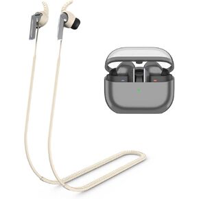 Soft Silicone Strap for Galaxy Buds 3 Pro, Special Anti-Skid Design Sports Anti Lost Headphones Lanyard Accessories ONLY Compatible with Samsung Galaxy Buds 3 Pro Earbuds Neck Rope Cord(Black)