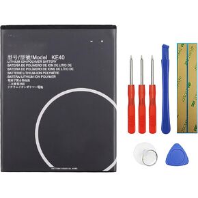 for Moto E6 Battery, Replacement Battery KE40 for Motorola Moto E6 XT2005 XT2005-1 XT2005-3 XT2005-4 XT2005-5 Battery KE40 with Tools