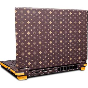 GPD Win Max 2 Full Wrapping Matte Vinyl Skin, Gamevuitton Edition, Compatible for Both GPD Win Max 2 USB A and Oculink Version (Designed by POP SKIN)
