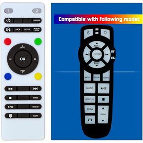 جهاز تحكم عن بعد بديل لنظام مجموعة سماعات الرأس الترفيهية 05091247AA 05091246AA UCONNECT DVD