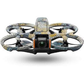 Drone Skin Compatible with DJI Avata 2 (2024) - Turbulence - Premium 3M Vinyl Protective Wrap Decal Cover - Easy to Apply | Crafted in The USA by MightySkins