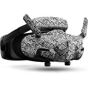 Drone Skin Compatible with DJI Goggles 3 - Abstract Black - Premium 3M Vinyl Protective Wrap Decal Cover - Easy to Apply | Crafted in The USA by MightySkins