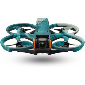 Drone Skin Compatible with DJI Avata 2 (2024) - Aqua Swirl - Premium 3M Vinyl Protective Wrap Decal Cover - Easy to Apply | Crafted in The USA by MightySkins