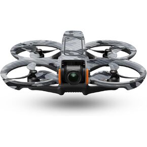 Carbon Fiber Drone Skin Compatible with DJI Avata 2 (2024) - Gray Camouflage - Premium 3M Vinyl Protective Wrap Decal Cover - Easy to Apply | Crafted in The USA by MightySkins