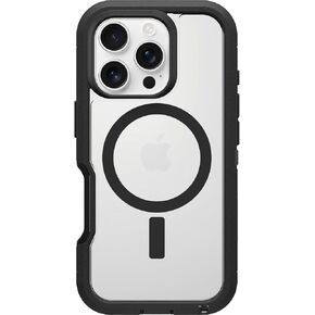 OtterBox iPhone 16 Pro Defender Series XT Clear Case - Dark Side (Single Unit Ships in polybag)