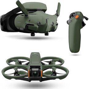 Drone Skin Compatible with DJI Avata 2 Bundle (2024) - Solid Olive - Premium 3M Vinyl Protective Wrap Decal Cover - Easy to Apply | Crafted in The USA by MightySkins
