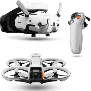 Drone Skin Compatible with DJI Avata 2 Bundle (2024) - Solid White - Premium 3M Vinyl Protective Wrap Decal Cover - Easy to Apply | Crafted in The USA by MightySkins