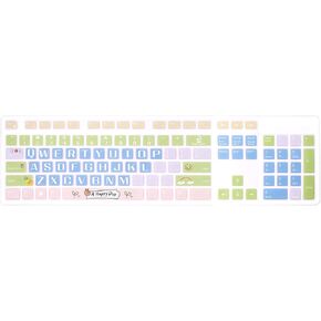 Silicone Keyboard Cover Skin for Dell KM636 Wireless Keyboard & KB216 Wired Keyboard,for Dell Optiplex 5250/3050/3240/5460/7450/7050,for Inspiron AIO 3475/3670/3477all-in one Desktop,Princess