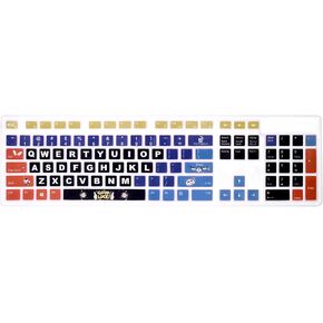 Silicone Keyboard Cover Skin for Dell KM636 Wireless Keyboard & KB216 Wired Keyboard,for Dell Optiplex 5250/3050/3240/5460/7450/7050,for Inspiron AIO 3475/3670/3477all-in one Desktop,Princess