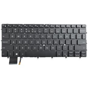 New Replacement Keyboard Compatible with Dell XPS 13 9380 9370 with Backlit Without Frame