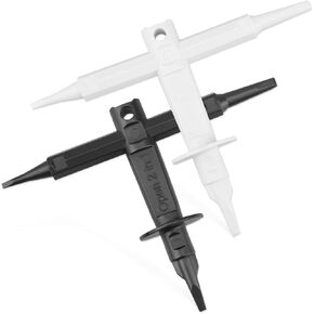 Open 2 in 1 TV Opening Jig Tool Fit for Samsung TV, Upgraded 2-in-1 TV Opener for No-Screw Rear Back Covers Television Replacement Parts Repair Parts, 1PCS Black+1PCS White