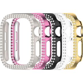 Bling Watch Case Compatible with Apple Watch Series 10 42mm Case Hard PC Watch Face Cover No Screen Protector 5Pack