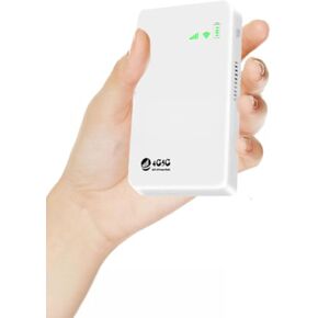 4G LTE Portable Mobile Hotspot, Unlocked Internet Router Devices with SIM Card Slot, 300Mbps Portable Mini Router, Support 10 Devices Connected