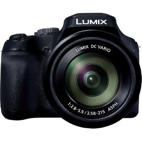 Panasonic LUMIX FZ80 4K Digital Camera, 18.1 Megapixel Video Camera, 60X Zoom DC VARIO 20-1200mm Lens, F2.8-5.9 Aperture, Power O.I.S. Stabilization, Touch Enabled 3-Inch LCD, Wi-Fi, DC-FZ80K (Black)